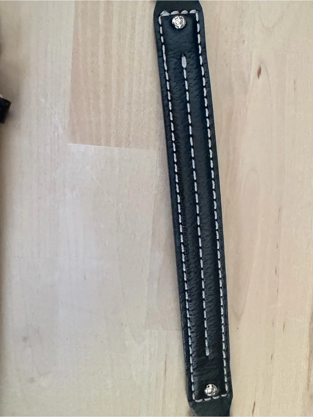 kate spade Black Leather Chain-Handle Wristlet